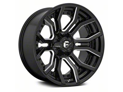 Fuel Wheels Rage Gloss Black Milled 6-Lug Wheel; 24x12; -44mm Offset (22-24 Tundra)