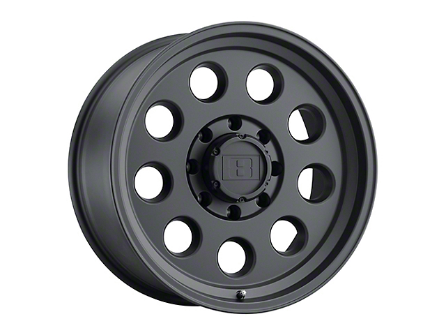 Level 8 Wheels Hauler Matte Black 6-Lug Wheel; 18x9; 0mm Offset (16-23 Titan XD)