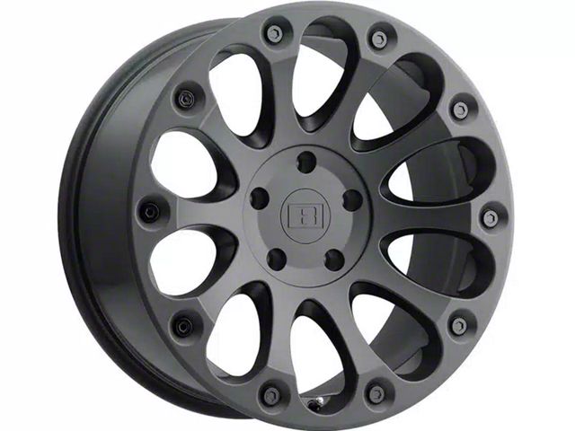 Level 8 Wheels Impact Matte Black 6-Lug Wheel; 18x9; 9mm Offset (10-24 4Runner)