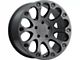Level 8 Wheels Impact Matte Black 6-Lug Wheel; 18x9; 9mm Offset (21-24 Bronco, Excluding Raptor)