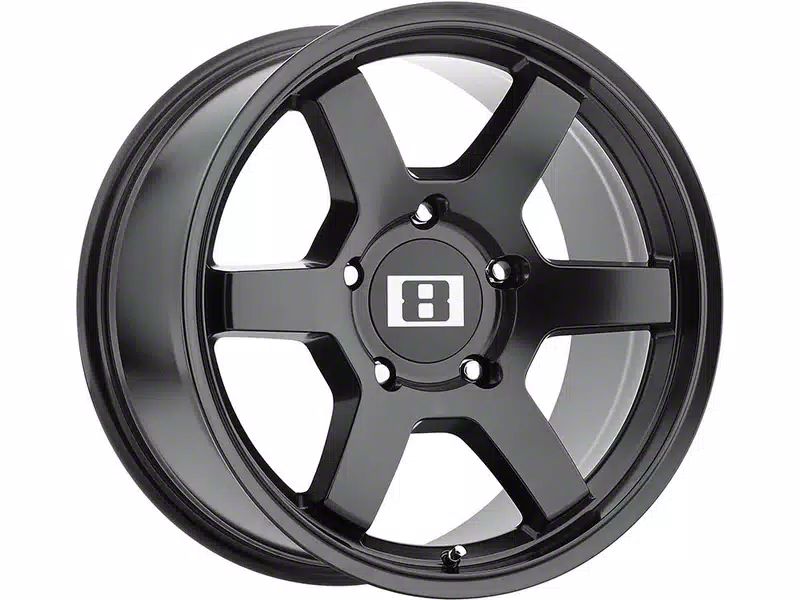 Level 8 Wheels Ranger MK6 Matte Black 6-Lug Wheel; 18x9; 0mm Offset ...