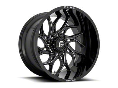Fuel Wheels Runner Gloss Black Milled 6-Lug Wheel; 24x12; -44mm Offset (2024 Tacoma)