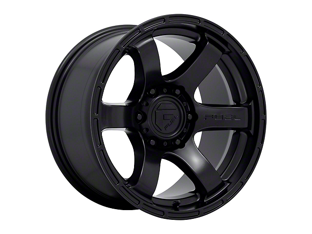 Fuel Wheels Rush Satin Black 6-Lug Wheel; 18x9; 20mm Offset (03-09 4Runner)
