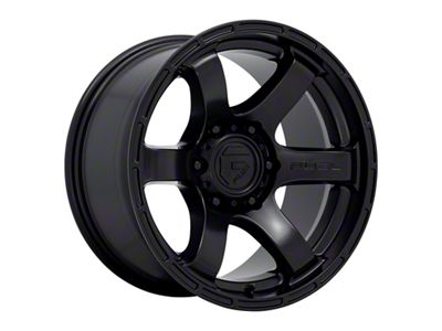 Fuel Wheels Rush Satin Black 6-Lug Wheel; 18x9; 20mm Offset (22-24 Tundra)