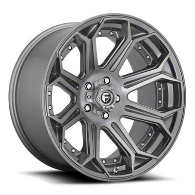 Fuel Wheels Tundra Siege Brushed Gunmetal Tinted Clear 6-Lug Wheel ...