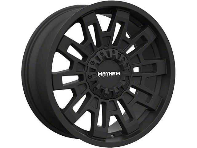 Mayhem Wheels Cortex Matte Black 6-Lug Wheel; 20x10; -19mm Offset (05-15 Tacoma)