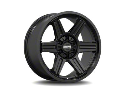 Brink Wheels Fang Nocturnal Black 6-Lug Wheel; 20x9; 0mm Offset (16-23 Tacoma)