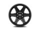 Brink Wheels Fang Nocturnal Black 6-Lug Wheel; 20x9; 0mm Offset (21-24 Bronco, Excluding Raptor)