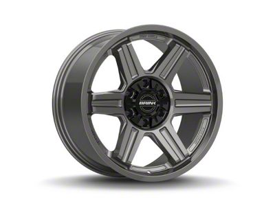 Brink Wheels Fang Vivid Titanium 6-Lug Wheel; 20x9; 18mm Offset (16-23 Tacoma)