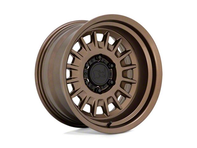 Black Rhino Aliso Gloss Bronze 6-Lug Wheel; 17x8.5; -10mm Offset (21-24 Bronco, Excluding Raptor)