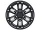 Black Rhino Asagai Matte Black Machined 6-Lug Wheel; 17x8.5; 0mm Offset (16-23 Tacoma)