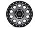 Blackhorn Offroad BH02 Gunmetal with Black Lip 6-Lug Wheel; 17x9; 12mm Offset (10-24 4Runner)
