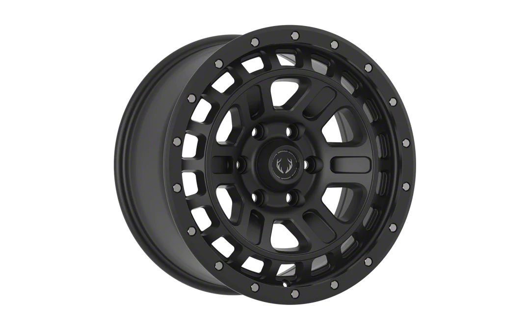 Blackhorn Offroad BH03 Satin Black 6-Lug Wheel; 17x8.5; 0mm Offset (03-09 4Runner)