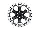 Black Rhino Gauntlet Gloss Black Machined 6-Lug Wheel; 17x8.5; 0mm Offset (05-15 Tacoma)