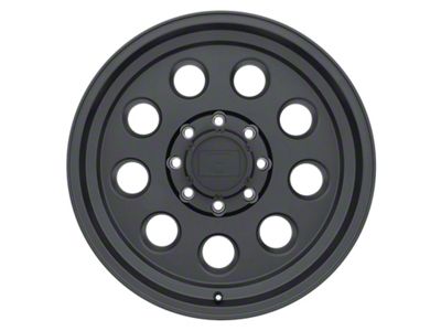 Level 8 Wheels Hauler Matte Black 6-Lug Wheel; 17x8.5; -6mm Offset (16-23 Tacoma)