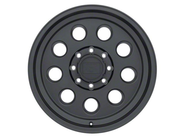 Level 8 Wheels Hauler Matte Black 6-Lug Wheel; 17x8.5; -6mm Offset (05-15 Tacoma)