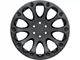 Level 8 Wheels Impact Matte Black 6-Lug Wheel; 17x8.5; -24mm Offset (2024 Tacoma)