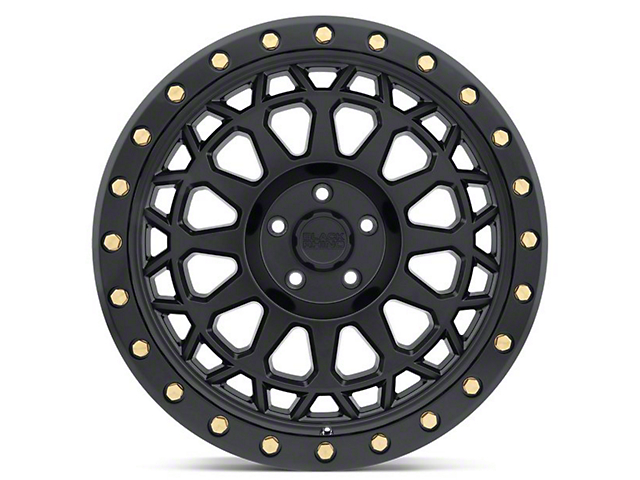 Black Rhino Primm Matte Black 6-Lug Wheel; 17x8.5; -30mm Offset (16-23 Tacoma)