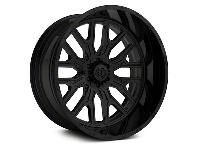 TIS 560B Gloss Black 6-Lug Wheel; 20x10; -19mm Offset (99-06 Silverado 1500)