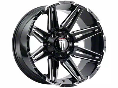 American Truxx Boom Satin Black Milled 6-Lug Wheel; 18x9; -12mm Offset (05-15 Tacoma)