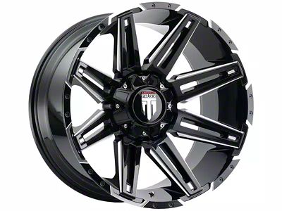 American Truxx Boom Satin Black Milled 6-Lug Wheel; 18x9; -12mm Offset (16-23 Tacoma)