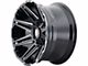American Truxx Boom Satin Black Milled 6-Lug Wheel; 20x9; -12mm Offset (22-24 Tundra)