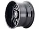 American Truxx Warrior Gloss Black Machined 6-Lug Wheel; 20x10; -24mm Offset (03-09 4Runner)