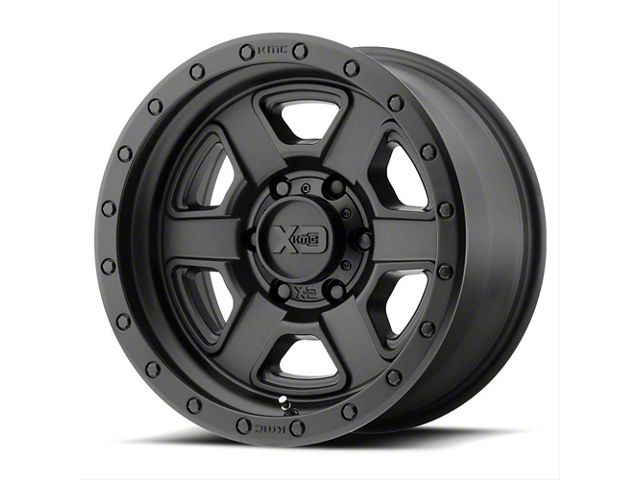 XD Fusion Off-Road Satin Black 6-Lug Wheel; 18x9; 0mm Offset (05-15 Tacoma)