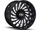 Cali Off-Road Switchback Gloss Black Milled 6-Lug Wheel; 20x10; -25mm Offset (10-24 4Runner)