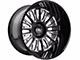 Cali Off-Road Vertex Gloss Black Milled 6-Lug Wheel; 20x10; -25mm Offset (10-24 4Runner)