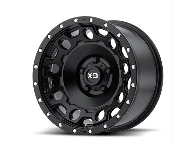 XD Holeshot Satin Black 6-Lug Wheel; 17x8.5; 34mm Offset (16-23 Tacoma)