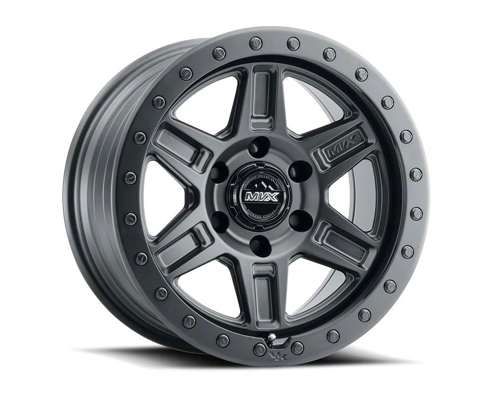 MVX Offroad Sierra 1500 VX61 Matte Black 6-Lug Wheel; 17x9; 0mm Offset ...