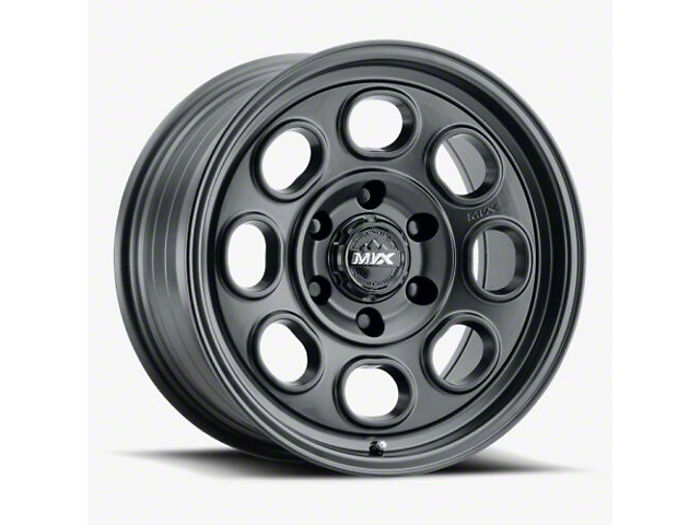 MVX Offroad VX81 Matte Black 6-Lug Wheel; 17x8.5; 0mm Offset (15-20 Tahoe)