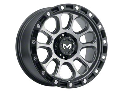 MKW Offroad M204 Matte Gray 6-Lug Wheel; 20x9; -12mm Offset (2024 Tacoma)