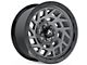 Hartes Metal Monster Anthracite with Black Simulated Beadlock 6-Lug Wheel; 18x9; 15mm Offset (22-24 Tundra)