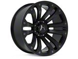 Hartes Metal Rhino Matte Black 5-Lug Wheel; 22x10; -18mm Offset (02-08 RAM 1500, Excluding Mega Cab)