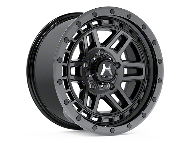 Hartes Metal Beast Matte Black 6-Lug Wheel; 18x9; 0mm Offset (16-23 Titan XD)