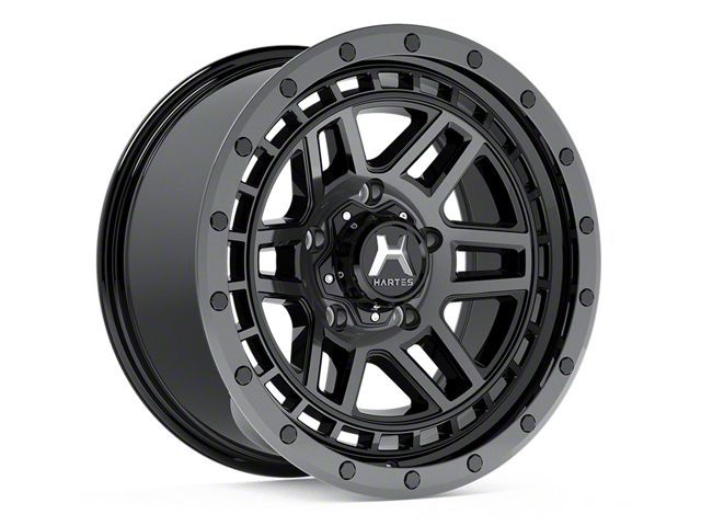 Hartes Metal Beast Matte Black 6-Lug Wheel; 18x9; 20mm Offset (22-24 Tundra)