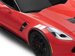 SEC10 Hash Marks; White (05-13 Corvette C6)