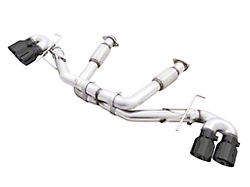 AWE Track Edition Cat-Back Exhaust with Quad Diamond Black Tips (20-26 6.2L Corvette C8)