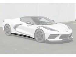 EOS Performance Package Side Skirt Rocker Panels; Carbon Flash Metallic (20-26 Corvette C8)