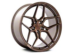 Rohana Wheels RFX11 Brushed Bronze Wheel; Rear Only; 20x12; 82mm Offset (20-26 Corvette C8)