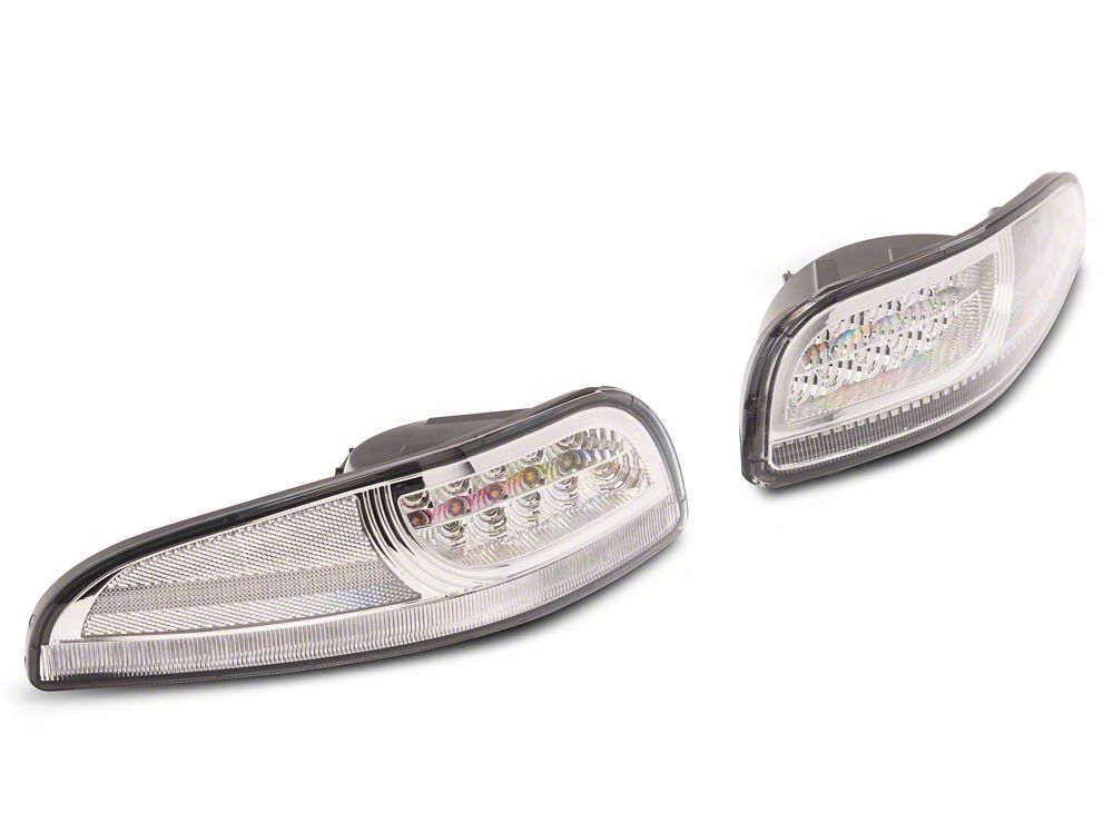 Raxiom Axial Series LED Sequential Turn Signals; Clear (9704 Corvette