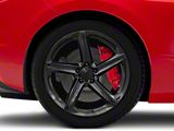 CV02D Replica Gloss Black Wheel; Rear Only; 20x11; 64mm Offset (20-26 Corvette C8, Excluding Z06)