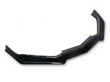 EOS Performance Package Front Splitter; Gloss Black (20-26 Corvette C8, Excluding Z06)