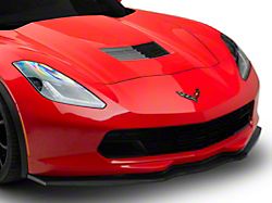 Stage 2 Central Front Splitter; Carbon Flash Metallic (14-19 Corvette C7, Excluding ZR1)