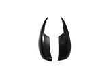 XL Extended Style Rear Splash Guards; Matte Black (05-13 Corvette C6 Base)