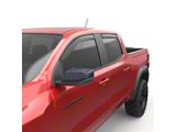 EGR In-Channel Window Visors; Front and Rear; Matte Black (23-26 Colorado)