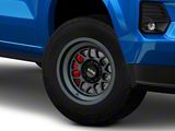 KMC Terra Metallic Blue 6-Lug Wheel; 17x9; -38mm Offset (23-26 Colorado)