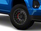 Black Rhino Chamber Matte Black 6-Lug Wheel; 17x8.5; 0mm Offset (23-26 Colorado)